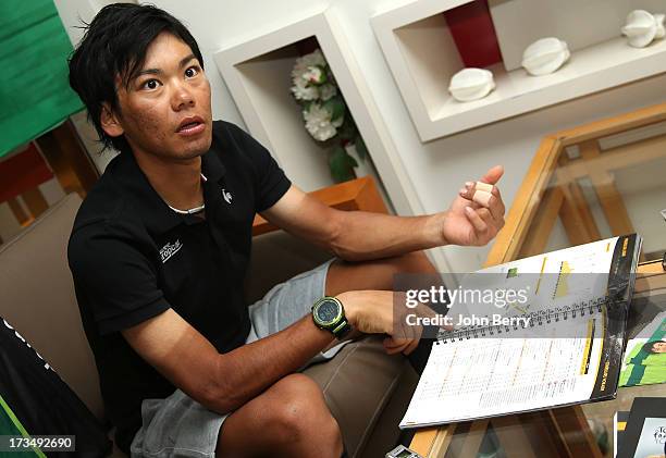 Yukiya Arashiro of Japan and Team Europcar during the second rest day of the 2013 Tour de France on July 15, 2013 in Avignon, Vaucluse, France.
