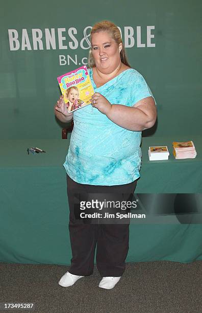 Personality June Shannon attends the "How To Honey Boo Boo: The Complete Guide" book event on July 15, 2013 in New York City.