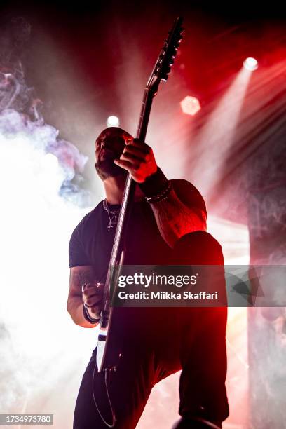 Ghul of Mayhem performs at The Warfield on October 13, 2023 in San Francisco, California.