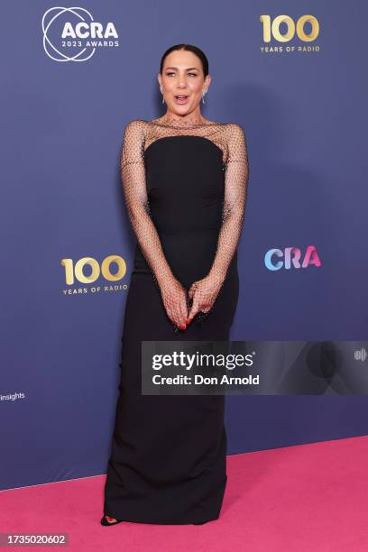 Kate Ritchie attends the 34th annual Australian Commercial Radio Awards at ICC Sydney on October 14, 2023 in Sydney, Australia.