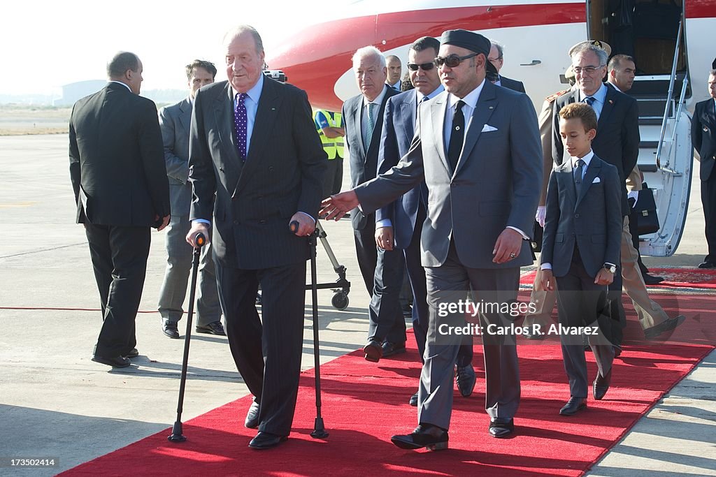 King Juan Carlos of Spain Visits Morocco - Day 1
