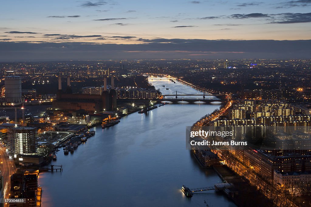 Battersea twilight