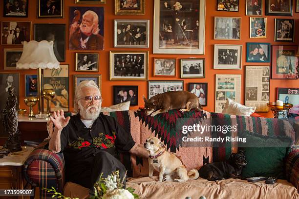 Rockabilly legend Ronnie Hawkins at his estate on Stoney Lake. Hawkins looks to downsize by selling his recently listed 165 acre estate that has over...