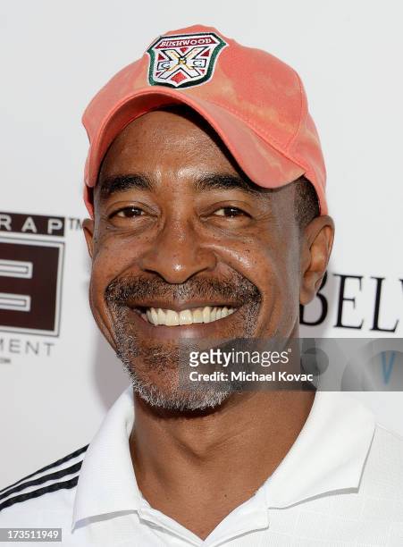 Actor Tim Meadows attends The 4th annual Alex Thomas Celebrity Golf Classic presented by Belvedere at Mountain Gate Country Club on July 15, 2013 in...