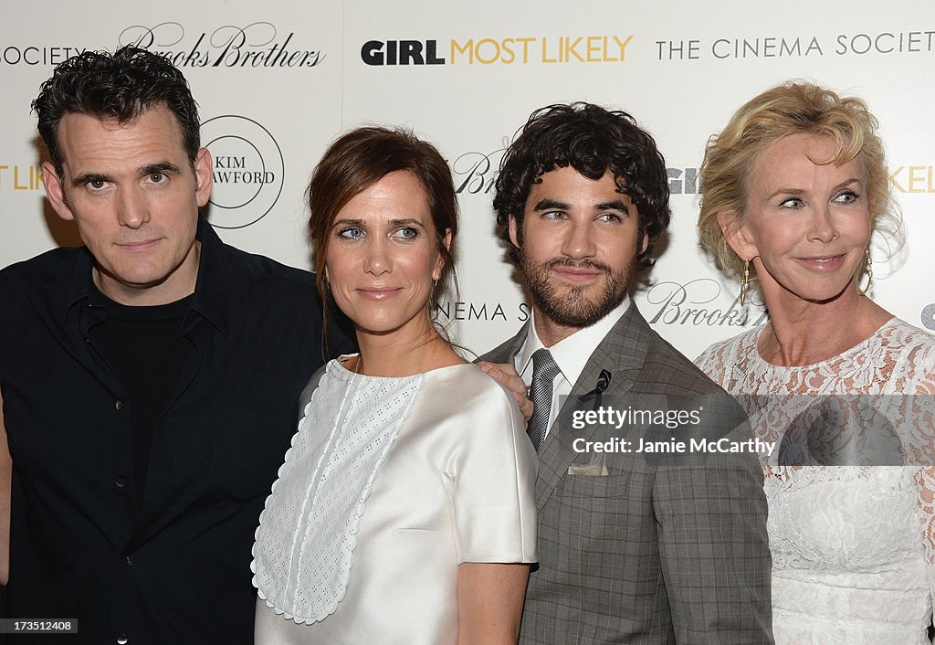The Cinema Society & Brooks Brothers Host A Screening Of Lionsgate And Roadside Attractions' "Girl Most Likely" -  Inside Arrivals