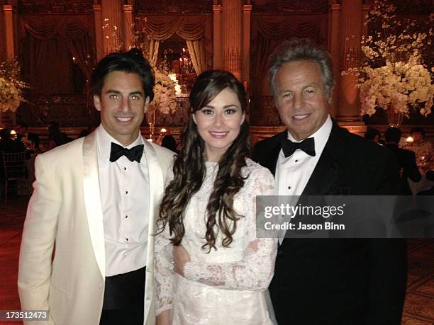 Jarrod Weber, Ina Simmel and Mark Weber pose circa May 2013 in New York City.