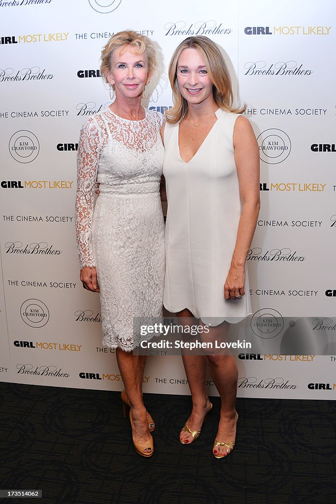 The Cinema Society & Brooks Brothers Host A Screening Of Lionsgate And Roadside Attractions' "Girl Most Likely" -  Arrivals
