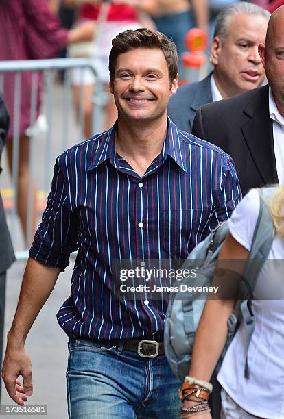 Ryan Seacrest visits ABC's "Good Morning America" on July 15, 2013 in New York, United States.