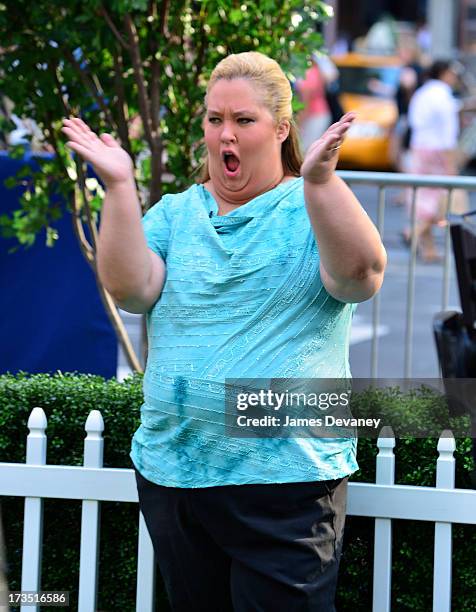 June "Mama June" Shannon visits ABC's "Good Morning America" on July 15, 2013 in New York, United States.