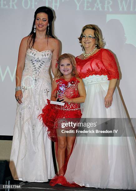 Eden Wood receives the Entertainer of the Year Award at the First Annual Youth Excellence Awards at Holiday Inn Nashville Opryland Airport on July...