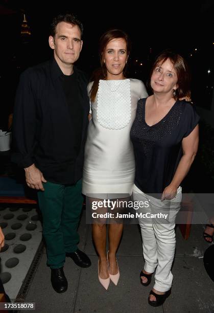 Matt Dillon, Kristen Wiig, and Rachel Dratch attend The Cinema Society & Brooks Brothers Host A Screening Of Lionsgate And Roadside Attractions'...