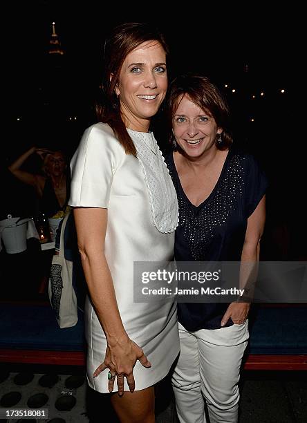 Kristen Wiig and Rachel Dratch attend The Cinema Society & Brooks Brothers Host A Screening Of Lionsgate And Roadside Attractions' "Girl Most Likely"...