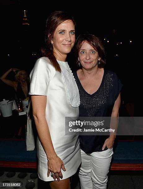 Kristen Wiig and Rachel Dratch attend The Cinema Society & Brooks Brothers Host A Screening Of Lionsgate And Roadside Attractions' "Girl Most Likely"...