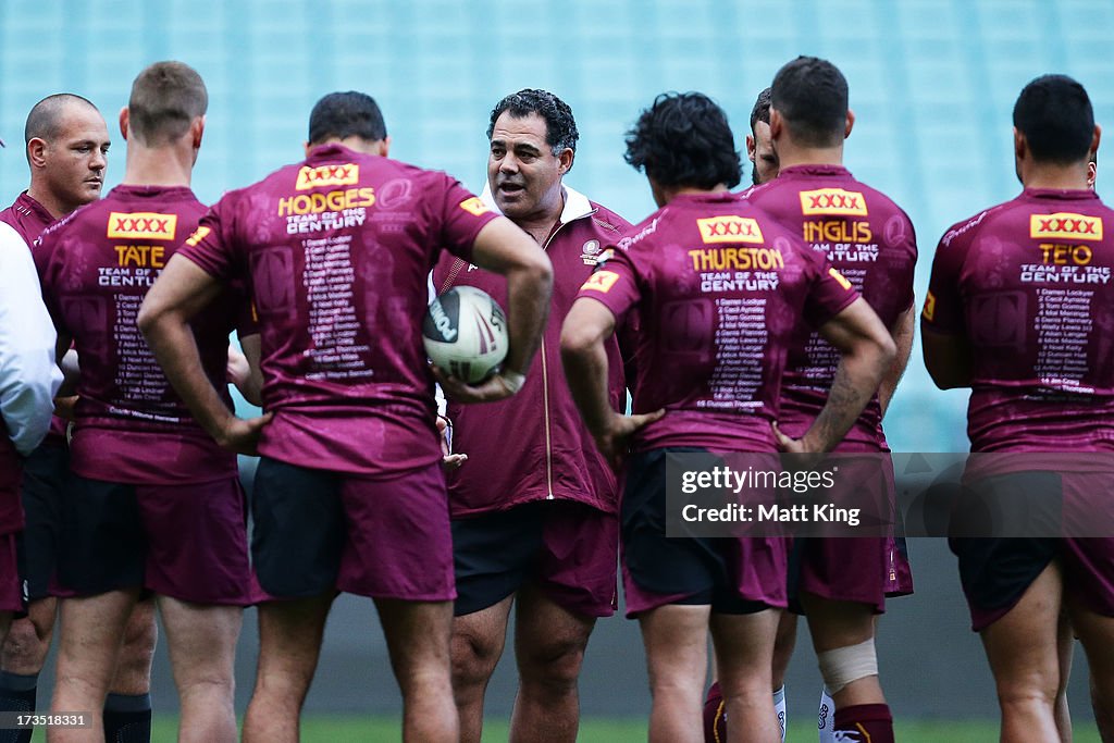 Queensland Maroons Training Session