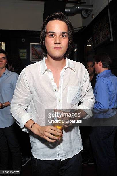 Actor Daniel Zovatto attends the Glass Eye Pix "Beneath" Premiere Event - After Party at Oliver's City Tavern on July 15, 2013 in New York City.