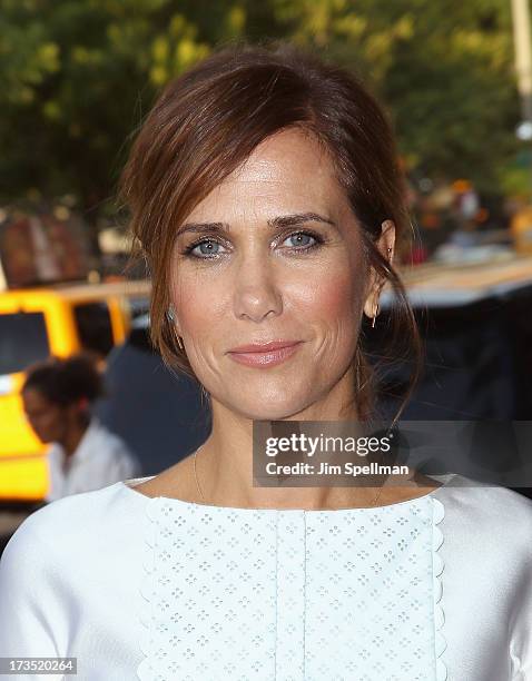 Actress Kristen Wiig attends the Lionsgate And Roadside Attractions With The Cinema Society Screening Of "Girl Most Likely" at Landmark's Sunshine...