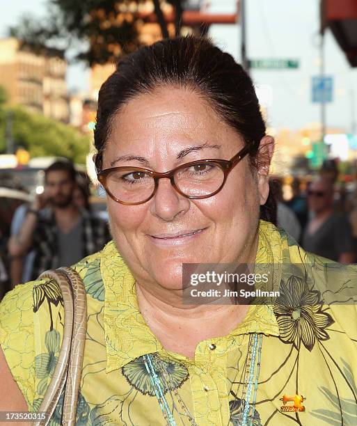 Fern Mallis attends the Lionsgate And Roadside Attractions With The Cinema Society Screening Of "Girl Most Likely" at Landmark's Sunshine Cinema on...