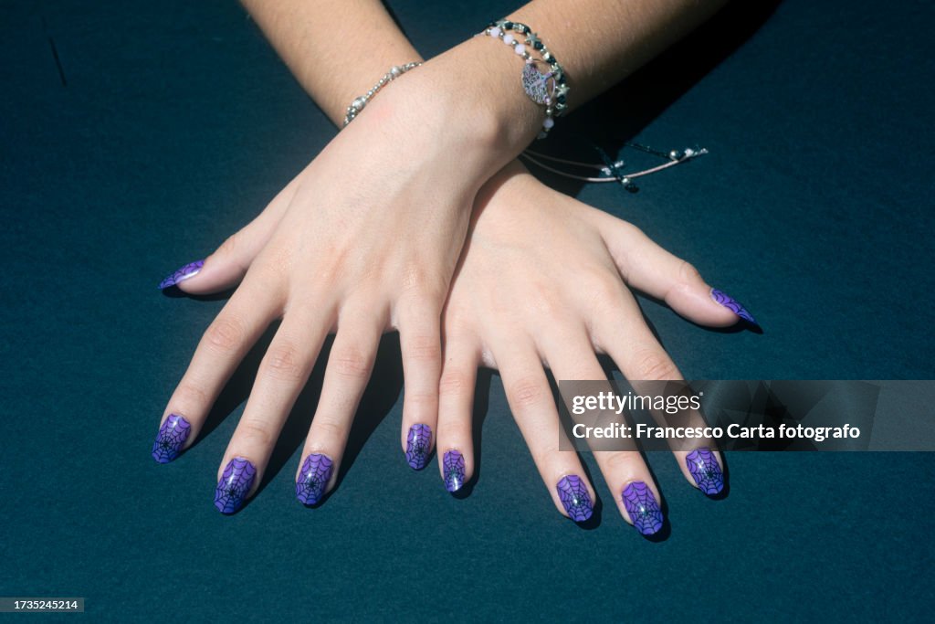 Nail Art Manicure halloween nails