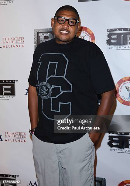 Actor Omar Miller attends the 8th annual BTE All-Star Celebrity Kickoff Party at The Playboy Mansion on July 15, 2013 in Beverly Hills, California.