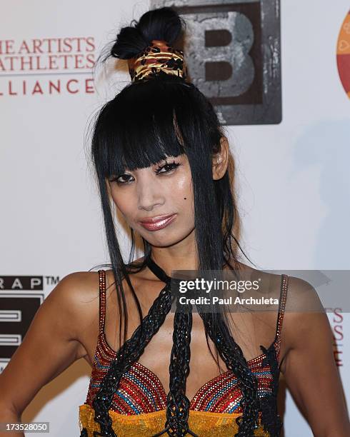 Actress Bai Ling attends the 8th annual BTE All-Star Celebrity Kickoff Party at The Playboy Mansion on July 15, 2013 in Beverly Hills, California.