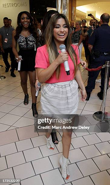 Ally Brooke of Fifth Harmony at the Square One Mall on July 15, 2013 in Saugus, Massachusetts.