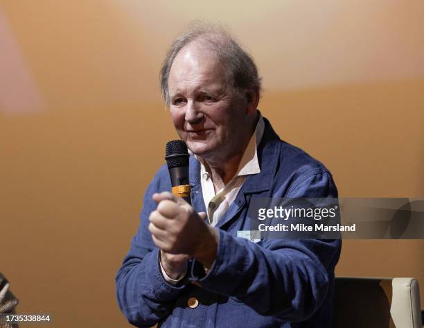 Michael Morpurgo attends the "Kensuke's Kingdom" In Conversation event and screening during the 67th BFI London Film Festival on October 14, 2023 in...
