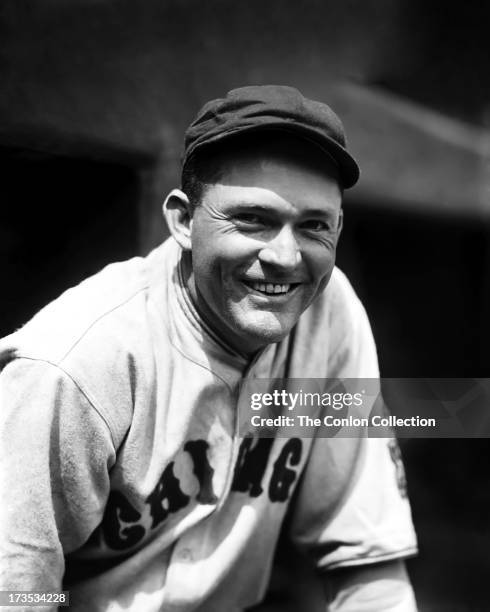 Portrait of Rogers Hornsby of the Chicago Cubs in 1929.
