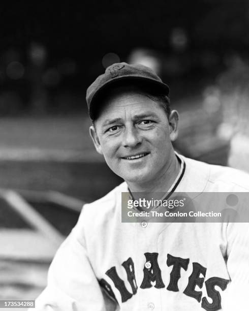 Portrait of Waite C. Hoyt of the Pittsburgh Pirates in 1936.