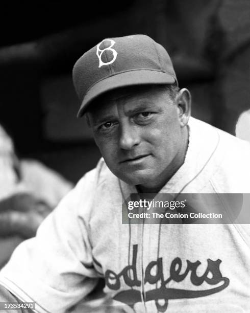 Portrait of Waite C. Hoyt of the Brooklyn Dodgers in 1938.