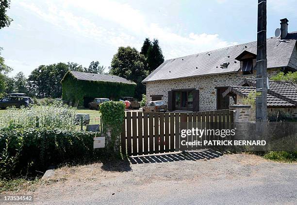 Photo taken on July 16, 2013 shows the house of Norwegian neo-Nazi black metal rocker and convicted killer, Kristian Vikernes, in the hamlet of Las...