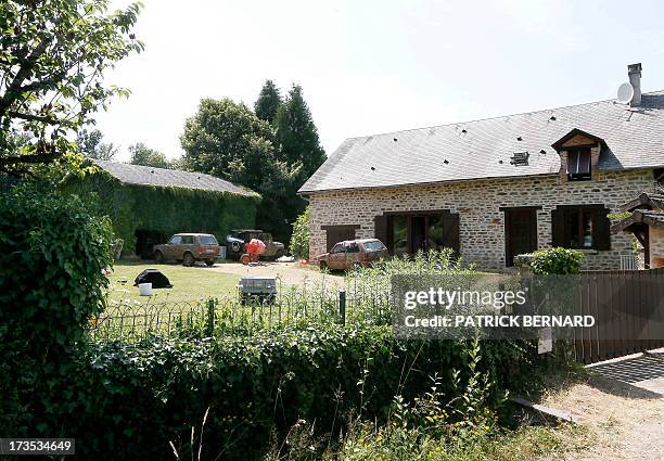 Photo taken on July 16, 2013 shows the house of Norwegian neo-Nazi black metal rocker and convicted killer, Kristian Vikernes, in the hamlet of Las...