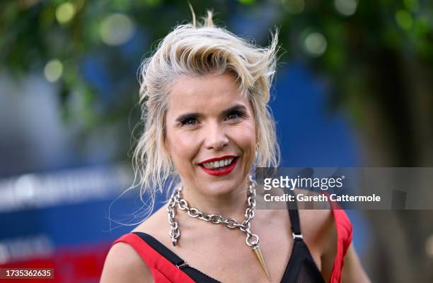 Paloma Faith attends the "Chicken Run: Dawn Of The Nugget" The Mayor Of London's Gala premiere during the 67th BFI London Film Festival at The Royal...