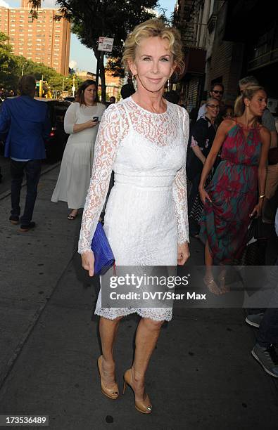 Trudie Styler as seen on July 15, 2013 in New York City.