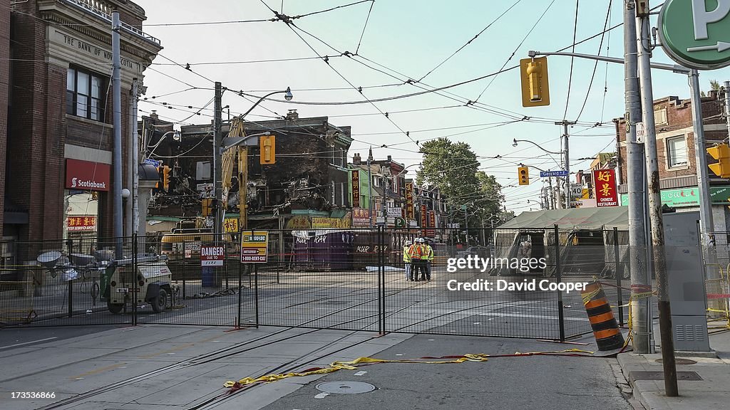 Broadview and Gerrard Fire