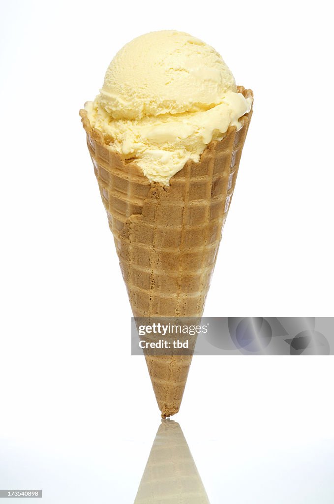 Vanilla Ice Cream Cone