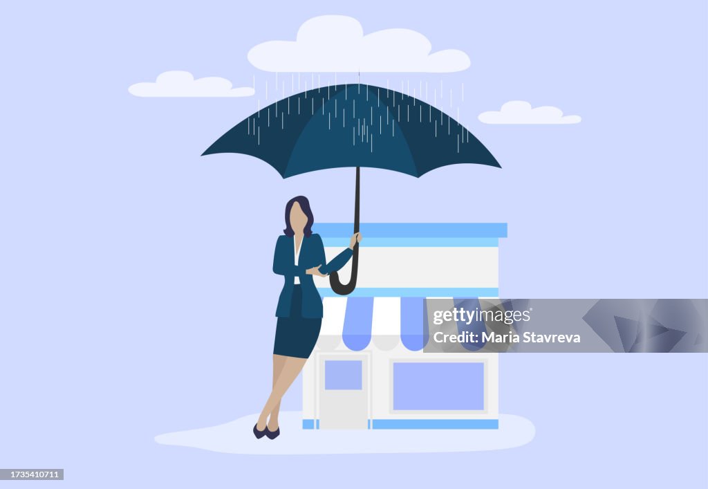Support Protection Small Business Support Protection Vector Illustration High-Res Vector ...