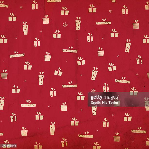 retro christmas background xxxl - christmas wrapping paper stockfoto's en -beelden