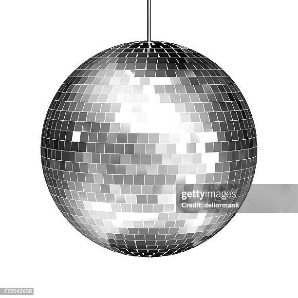 disco mirror ball - disco ball stock pictures, royalty-free photos & images