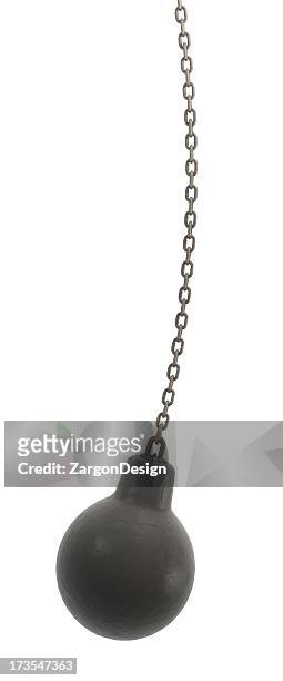 wrecking ball - wrecking ball stock pictures, royalty-free photos & images
