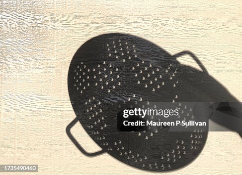 Annular Eclipse Seen with Colander Annular Eclipse Seen with Colander