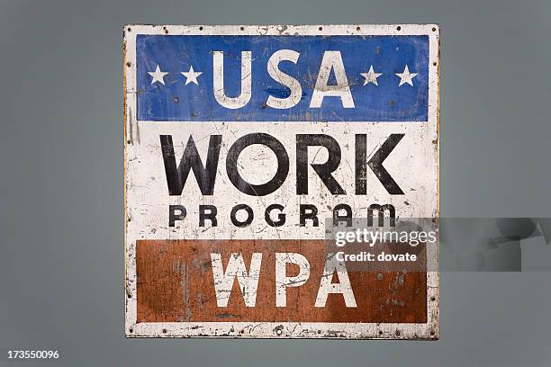 wpa - new deal stock pictures, royalty-free photos & images