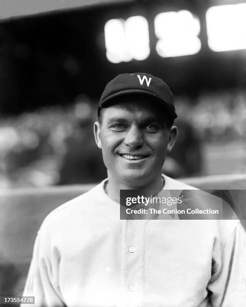 Portrait of Henry E. Manush of the Washington Senators in 1930.