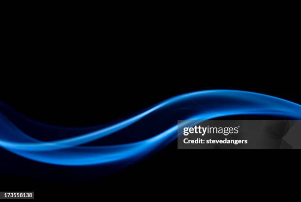 abstrakt blau - black and blue abstract lines background stock-fotos und bilder