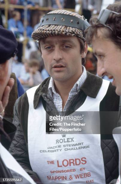 Gerald Grosvenor, The 6th Duke of Westminster , at the Jackie Stewart Celebrity Challenge charity clay pigeon shooting event in Chester, circa August...