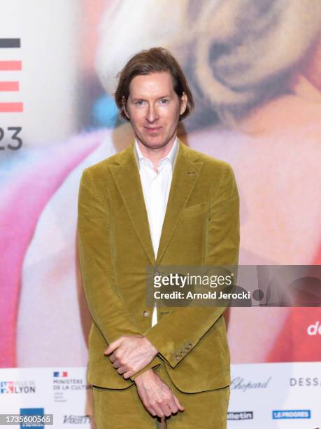Wes Anderson attends the opening ceremony during the 15th Film Festival Lumiere on October 14, 2023 in Lyon, France.