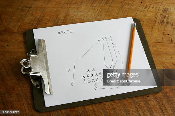 playbook - hail mary - football playbook stock pictures, royalty-free photos & images