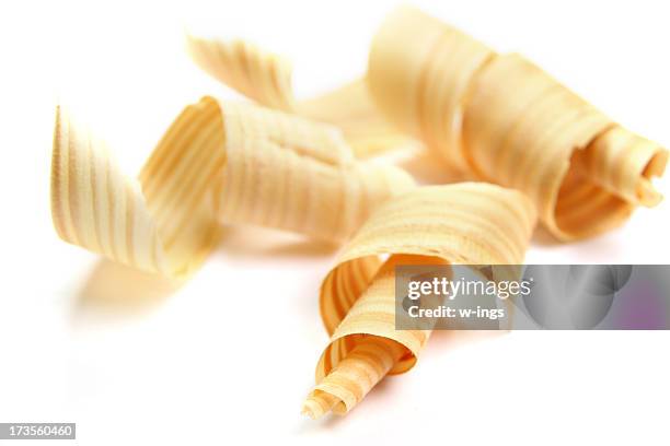 wood shavings - wood chip stock pictures, royalty-free photos & images