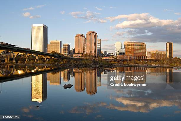 reflection of richmond - richmond stock pictures, royalty-free photos & images