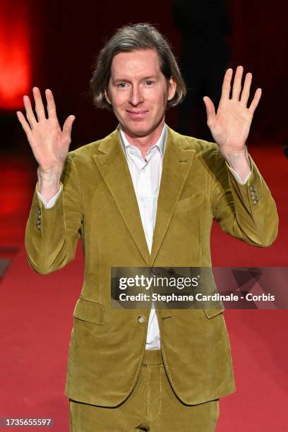 Wes Anderson attends the opening ceremony during the 15th Film Festival Lumiere on October 14, 2023 in Lyon, France.