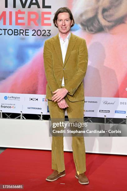 Wes Anderson attends the opening ceremony during the 15th Film Festival Lumiere on October 14, 2023 in Lyon, France.